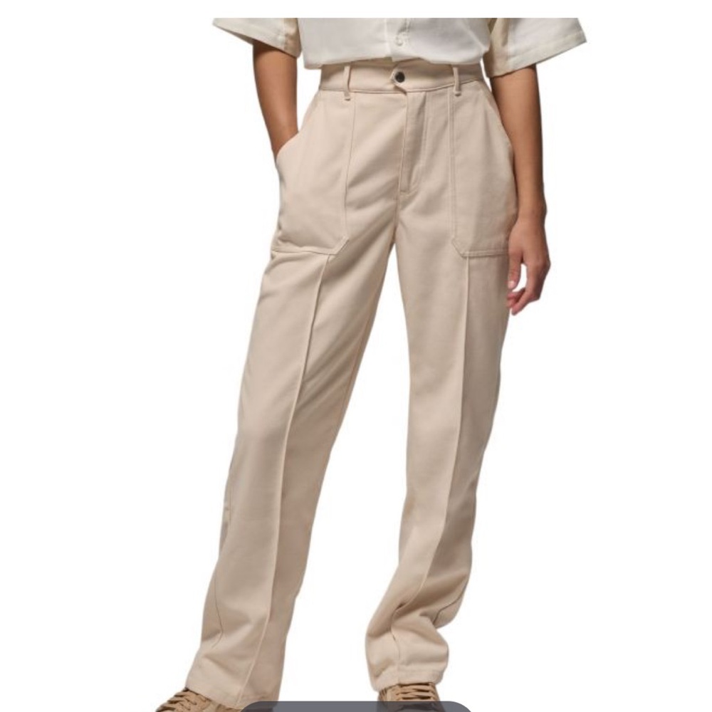 Nike air Jordan Women's Straight Leg Utility Pants in Beige